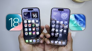 iOS 18 vs iOS 26 naast elkaar: is dit Apple