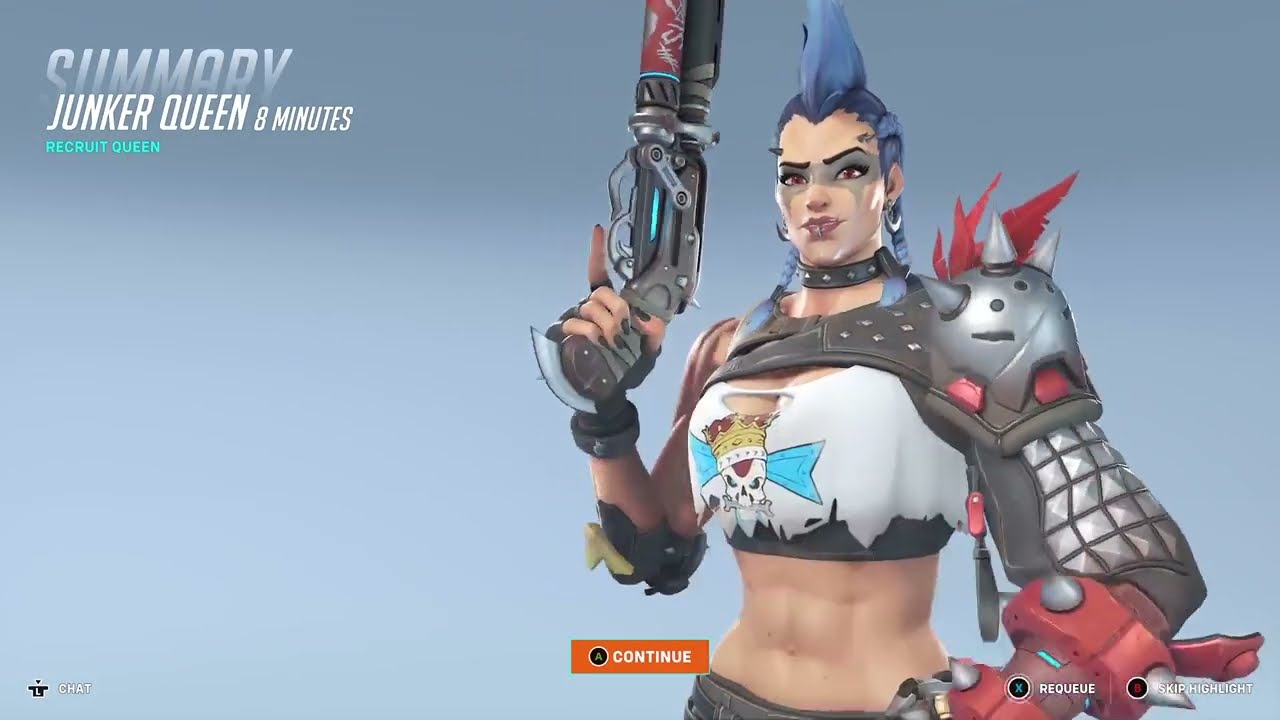 29th match in overwatch 2 (junker queen)