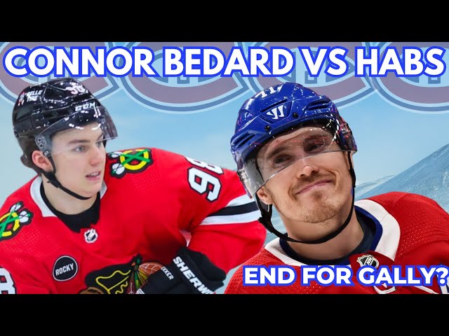 VIDEO: Fan dons Connor Bedard's Montreal Canadiens jersey at Habs-Hawks game