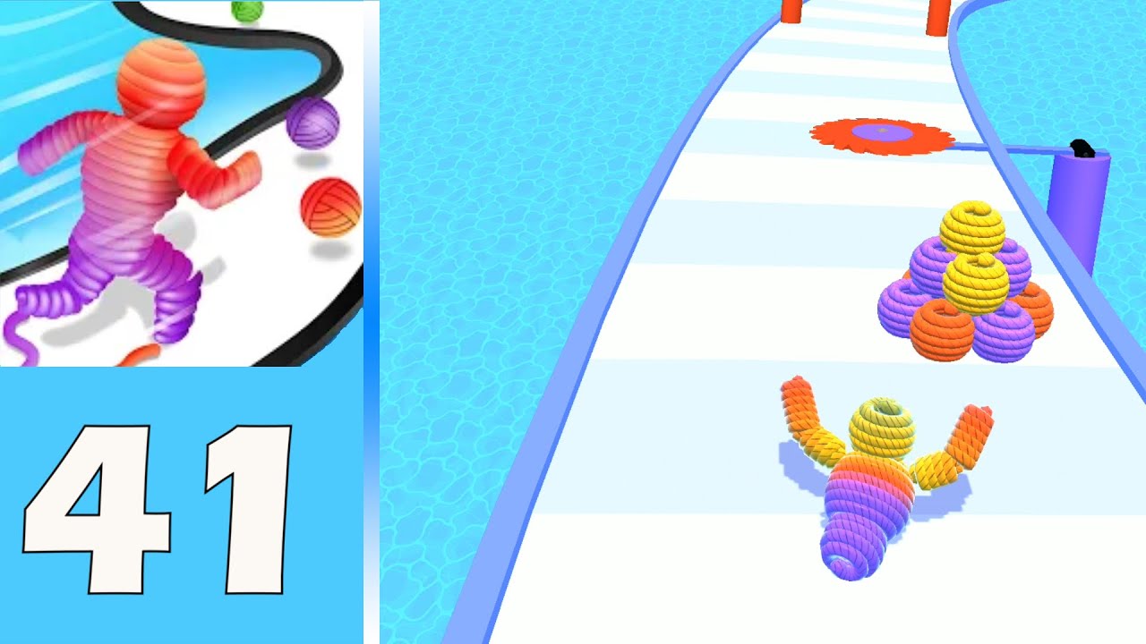 Rope-Man Run (IOS/Android) NEW UPDATE Gameplay Walkthrough All Level Eps 41 