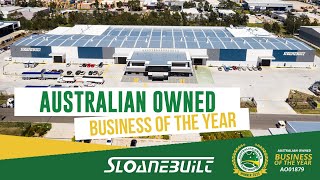 Australian Owned Business of the Year 2023 || Sloanebuilt 🤩