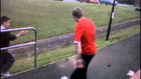 180 lazy vault the lad trips down a hill