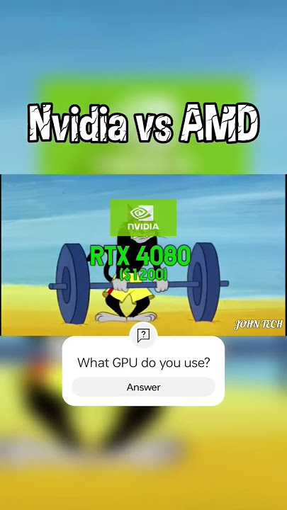 AMD Vs Nvidia Graphics Card #nvidia #amd #gpu #pcgaming #pcmemes #radeon #rtx #no1 #trending