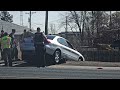 Hit and run suspect vehicle ended in vehicle going into ditch