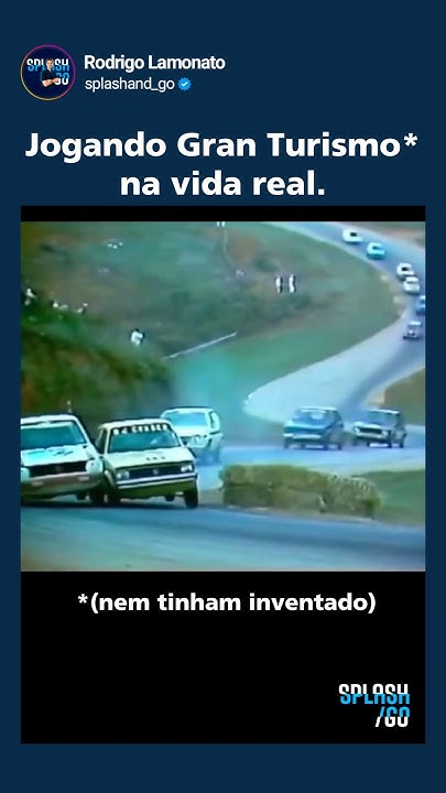 Gran Turismo da vida real: animadíssima corrida de carros no passado. #motorsport #racing #shorts