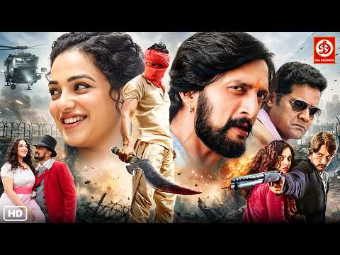 Mudinja Ivana Pudi (HD) - Superhit South Hindi Dubbed Action Movie | Sudeep, Nithya Menen New Movie