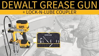 Dewalt 20V Grease Gun Unboxing, Review, +1st Time Ever Greasing My John Deere Tractor #tractor