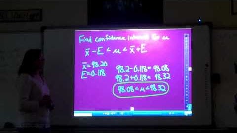 Confidence Interval for Mean (Z-Score) With  TI 84