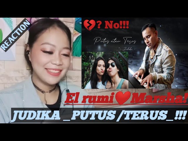 Judika - Putus Atau Terus (Official Music Video) Reaction by Iis suyanti class=