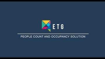 ETG People Counting | Occupancy Estimation | People Counter Camera | 3D People Counter