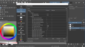 Customization - keyboard shortcuts in Krita