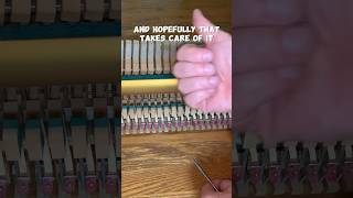 Fix wobbly piano hammer #piano #pianotuning #music #woodworking #satisfying