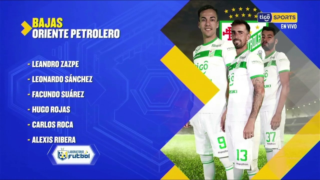 🔬Estas son algunas bajas en Oriente Petrolero para la siguiente temporada.