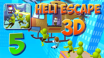 Helicopter Escape 3D 🚁 | All levels 81 - 100 | Android iOS Mobile Gameplay | #5