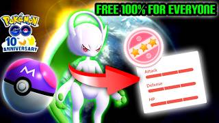*SCOPELY JUST GAVE EVERYONE A 100% MEGA MEWTWO BACKGROUND CAN BE SHINY & MASTER BALL * Pokemon GO