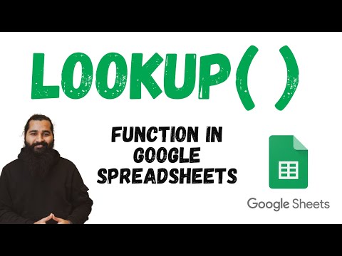 LOOKUP Function in Google Sheets | Search Values Easily in Your Data