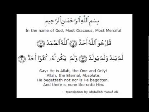 Surah al ikhlas maksud Inilah Makna