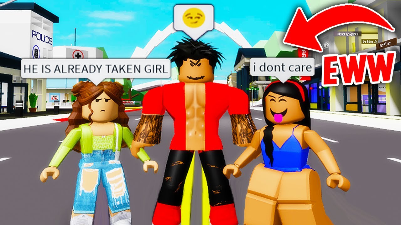 pretending to be a slender boy in ROBLOX BROOKHAVEN RP! 