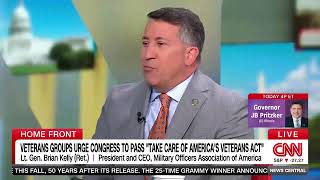 MOAA President & CEO Discusses the Take Care of Americas Veterans Act on CNN