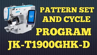 Pattern Set & Cycle Program Made Easy! JK-T1900GHK-D