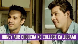 Honey Aur Choocha Ke College Ka Jugaad Fukrey Pulkit Samrat Varun Sharma