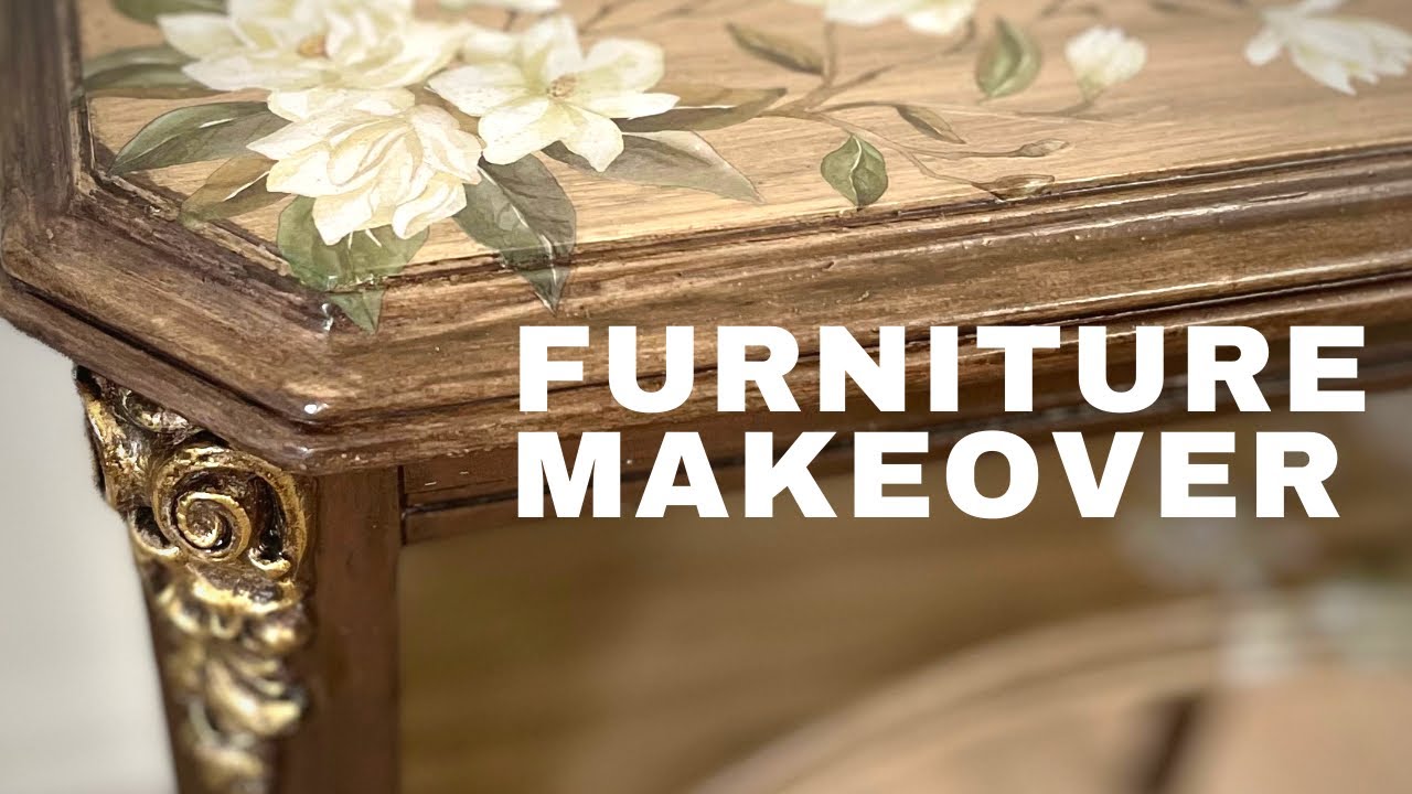 Furniture Makeover | Trash to Treasure Furniture Flip Using Chalk Paint