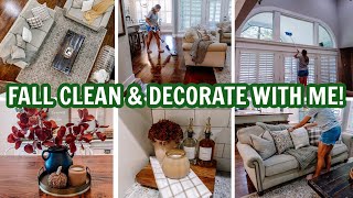 🍂MASSIVE DEEP CLEAN & DECORATE WITH ME FOR FALL | EXTREME CLEANING MOTIVATION