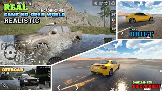 UPDATE 2 game HD REALISTIC android open world OFFROAD and DRIFT || OFFLINE games android screenshot 1