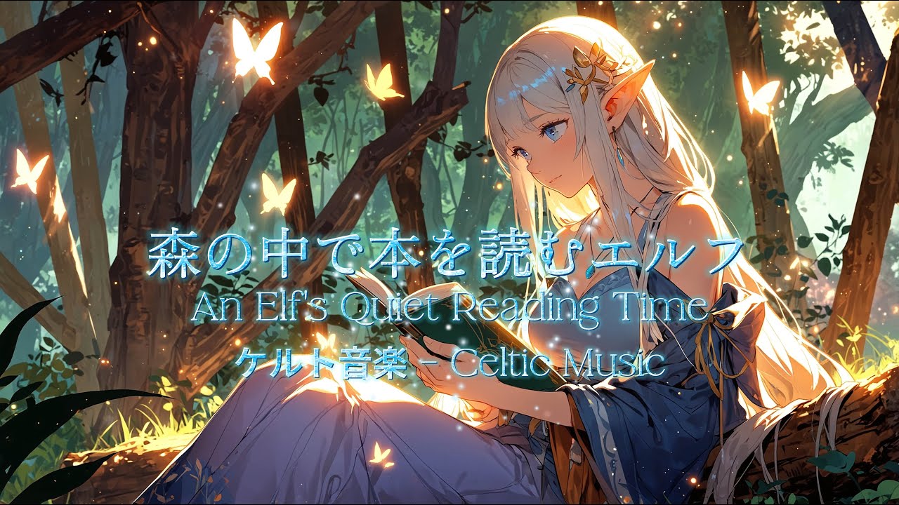 ケルト音楽】森の中で本を読むエルフ – Celtic Fantasy BGM for