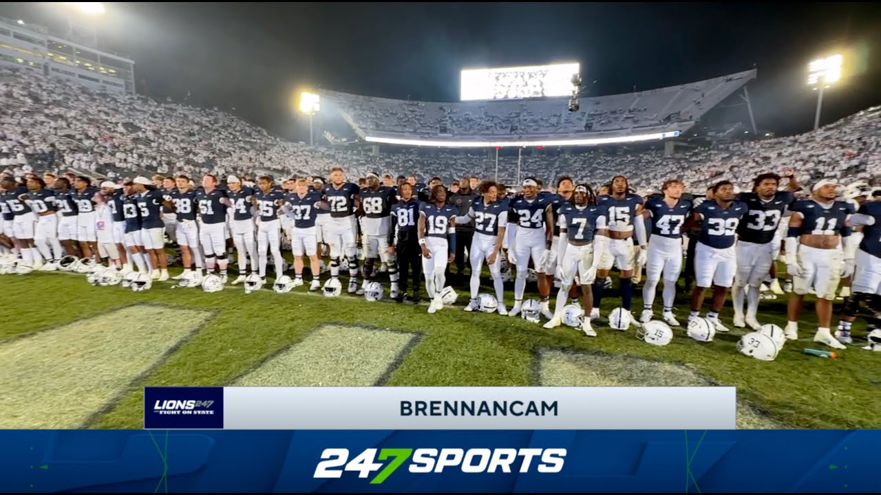 BrennanCam: Penn State's Post-Illinois On-Field Celebration