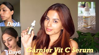 NEW Garnier Vitamin C Serum Review! WORTH THE HYPE?!