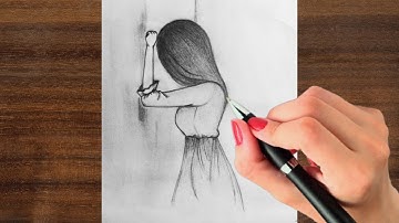 Download Pencil Drawing Sad Girl Mp3 Free And Mp4