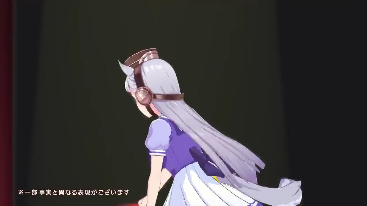 はしゃぐゴルシの後始末をする上田瞳