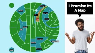 This Might Be Kinda Silly... But Its Still A Map (Sporcle Topological Map Quiz)