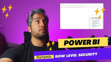 Dynamic Row-Level Security in Power BI for Personalized Data Access