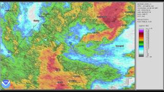 Doppler Radar - Hamilton Georgia, Tornado - November 16 2011
