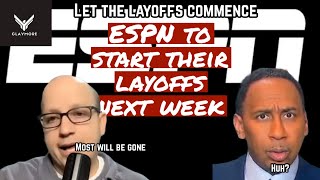 ESPN layoffs to begin next week