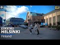Walking in Helsinki Finland City Center - Kluuvi (16 Oct 2021)