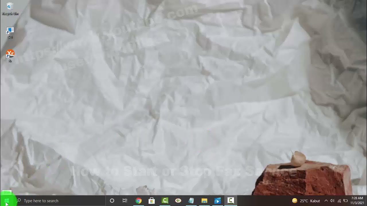 Windows 10 Home : How to Start or Stop Fax Service