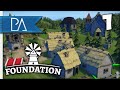 BUILDING A HUMBLE MEDIEVAL VILLAGE - Foundation Gameplay - Part 1