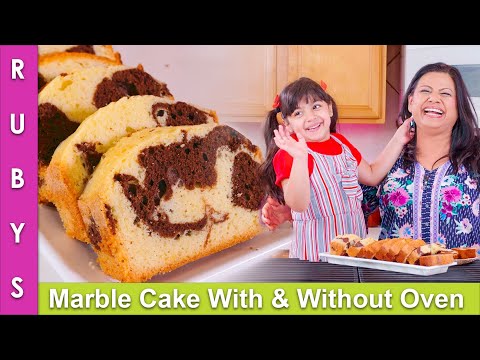 marble-tea-cake-with-&-without-oven-super-easy-recipe-in-urdu-hindi---rkk