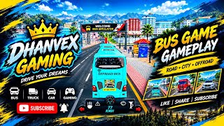 🚍 Offroad Bus Driving Gameplay 😱 | Bus Simulator Game | Dhanvex Gaming #shorts screenshot 3