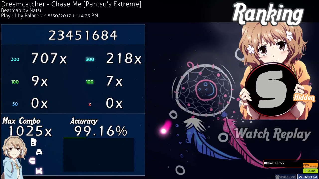Chase Me [Pantsu's Extreme] +HD 99.16% FC 335pp