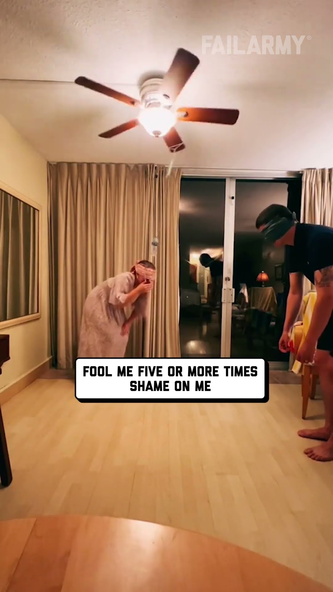 Couple Plays Blindfold Game On Honeymoon