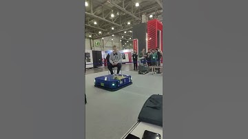 #machine #manufacturing AGV cars participated in the exhibition in Moscow. #automobile