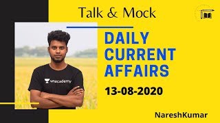 Daily CA Live Discussion in Tamil| 13-08-2020|Mr.Naresh kumar