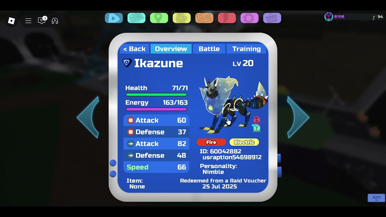 Gamma Mecha Ikazune (Loomian Legacy)
