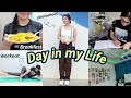 Vlog a day in my life lockdown edition  workout routine skincare photoshoots