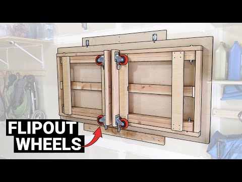 building my 150 foldable wall mounted workbench table on wheels downloadable diy plans