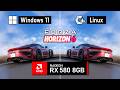 RX 580 Refuses to Die! Forza Horizon 6 on Windows 11 vs Linux